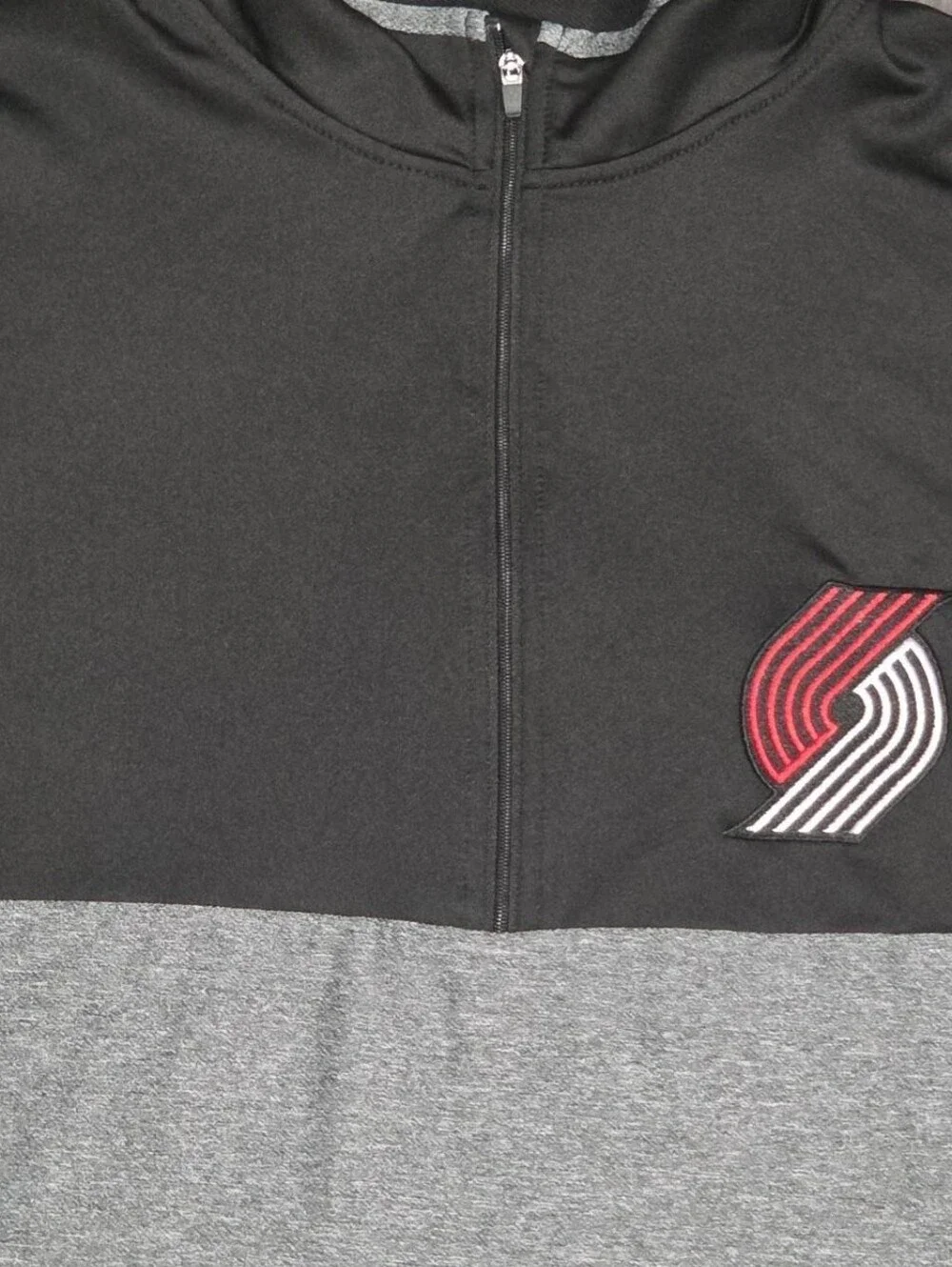 Antigua Portland Trailblazers 1/4 Zip Men's Pullover Performance Shirt Size XL